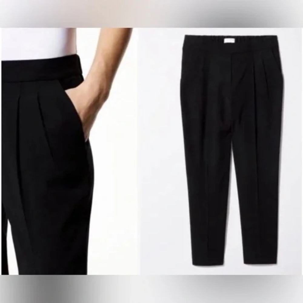 Aritzia Babaton Black Tailored Trousers